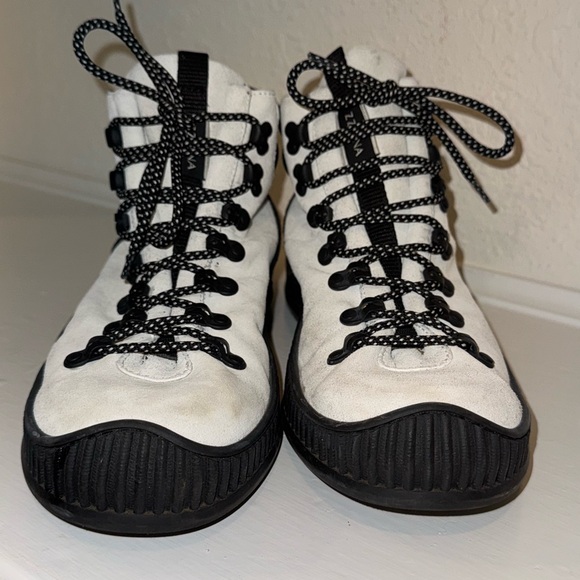 Z Zegna Techmerino High Top suede Sneakers. Mens 9 1/2 - Picture 3 of 7